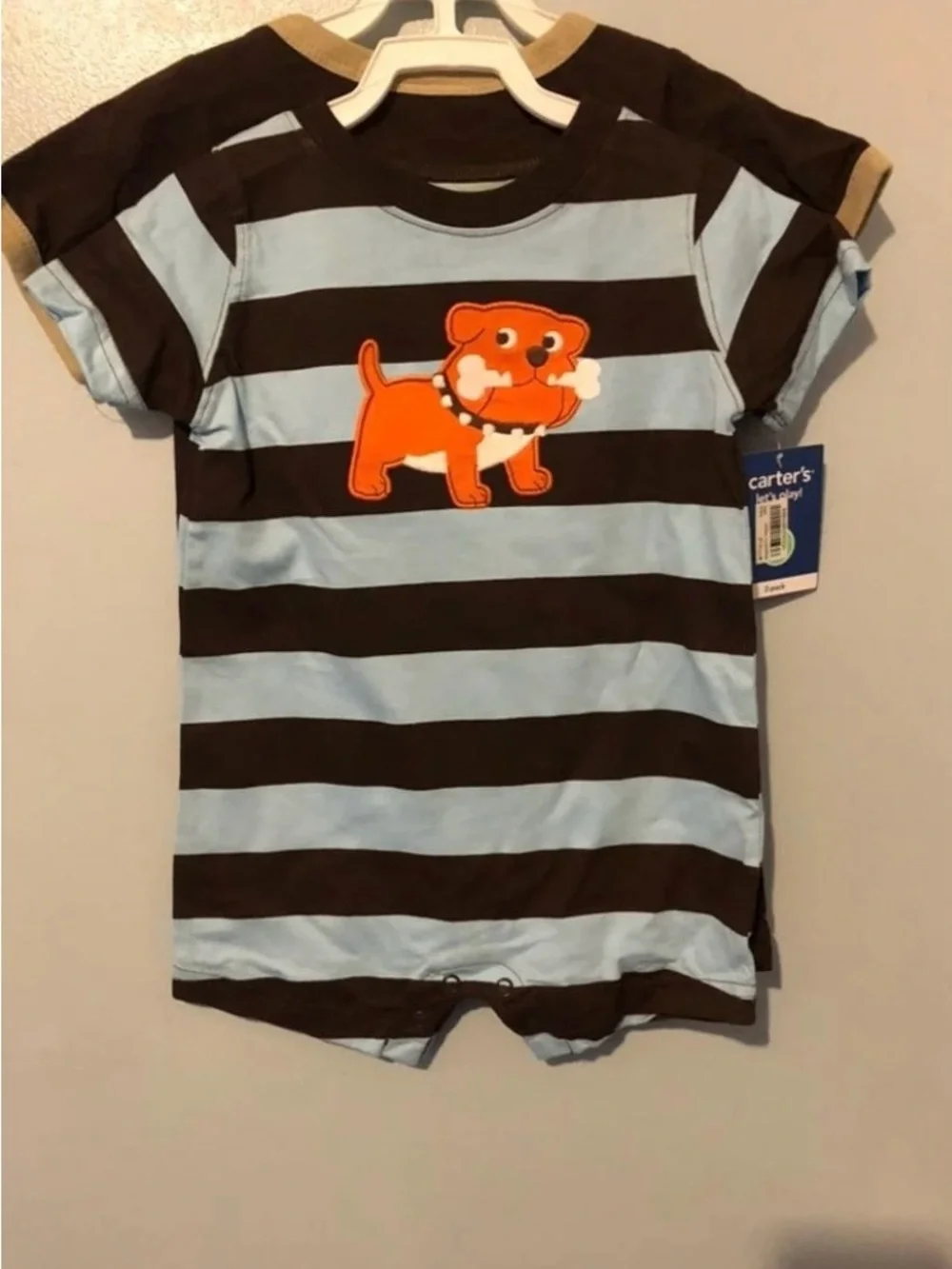 Carter’s Baby Boys 2-Pack Short Sleeve Bodysuit Set – Size 18 Months (4pk)